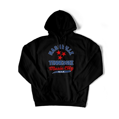 Nashville Tristar Music City Pullover Jacket - hoodieblack