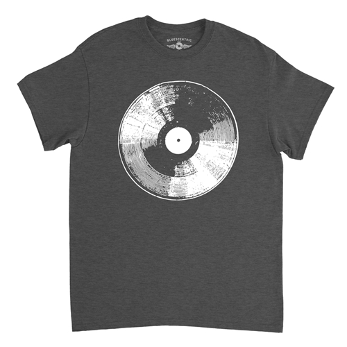 78 Vinyl Record T-Shirt - Classic Heavy Cotton - classicheathergrey