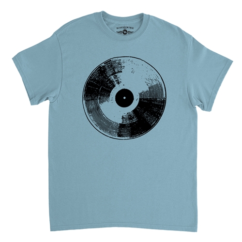 78 Vinyl Record T-Shirt - Classic Heavy Cotton - classiclightblue