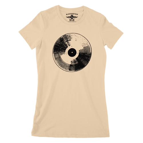 78 Vinyl Record Ladies T Shirt - Relaxed Fit - ladiessanddune