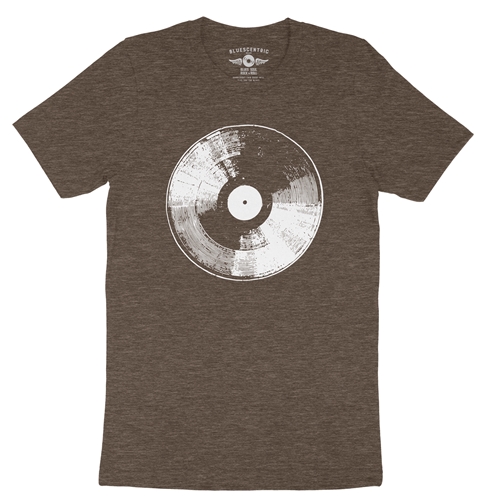 78 Vinyl Record T-Shirt - Lightweight Vintage Style - vintageheatherbrown