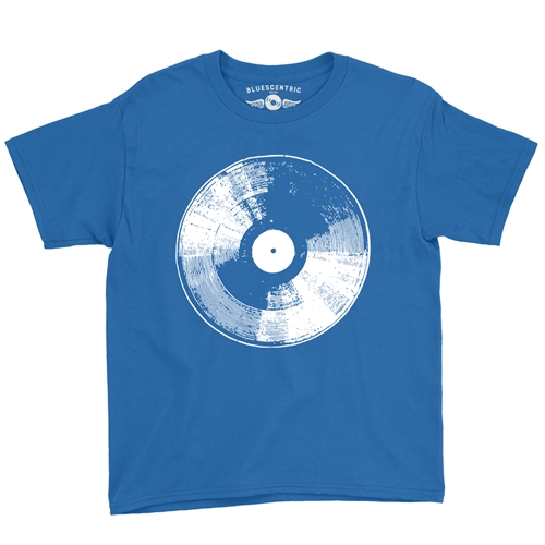 78 Vinyl Record Youth T-Shirt - Lightweight Vintage Children & Toddlers - youthroyalblue