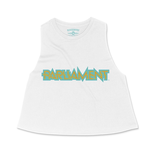 Parliament Band Logo Racerback Crop Top - Women