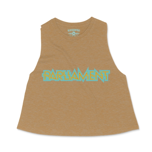 Parliament Band Logo Racerback Crop Top - Women