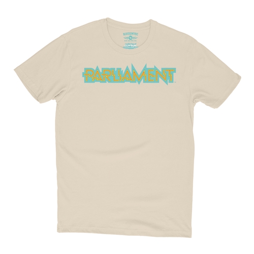 Parliament Band Logo T-Shirt - Lightweight Vintage Style - vintagecream