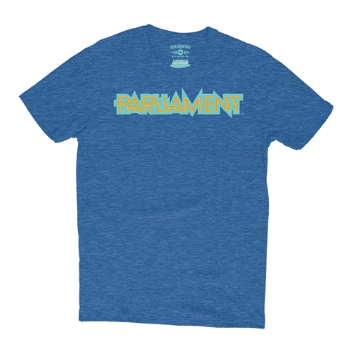 Parliament Band Logo T-Shirt - Lightweight Vintage Style - vintageheatherroyalblue