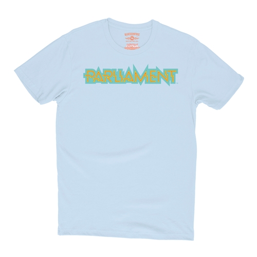 Parliament Band Logo T-Shirt - Lightweight Vintage Style - vintagethrowbackblue