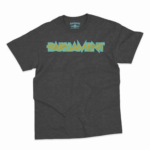 Parliament Band Logo T-Shirt - Classic Heavy Cotton - classicheathergrey