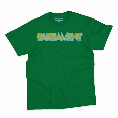 Parliament Band Logo T-Shirt - Classic Heavy Cotton - classickellygreen