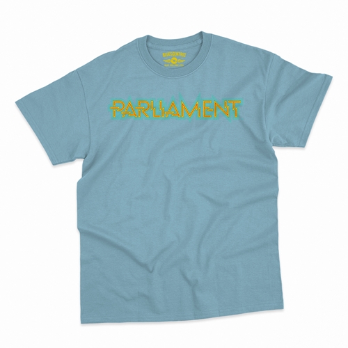 Parliament Band Logo T-Shirt - Classic Heavy Cotton - classiclightblue