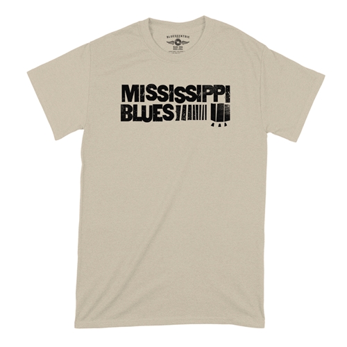 Grungy Mississippi Blues T-Shirt - Classic Heavy Cotton - classicsand