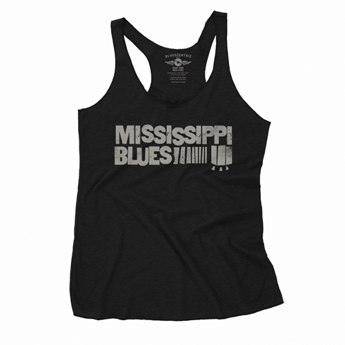 Grungy Mississippi Blues Racerback Tank - Women