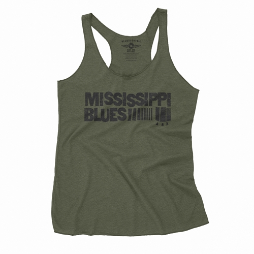 Grungy Mississippi Blues Racerback Tank - Women