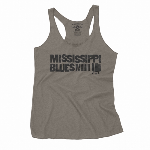 Grungy Mississippi Blues Racerback Tank - Women