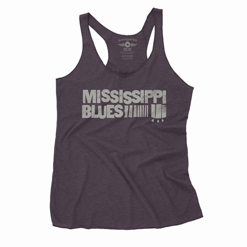 Grungy Mississippi Blues Racerback Tank - Women