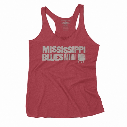 Grungy Mississippi Blues Racerback Tank - Women