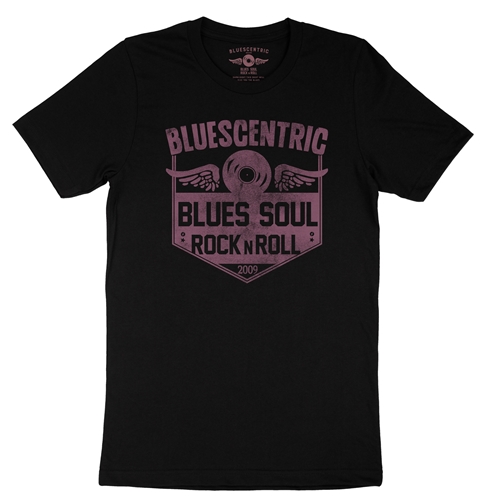 Bluescentric Home Base T-Shirt - Lightweight Vintage Style - vintageblack