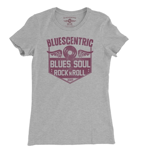 Bluescentric Home Base Ladies T Shirt - ladiesathleticheather