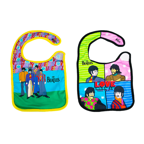 The Beatles All You Need Is Love Extra Soft Baby Bibs  - Children