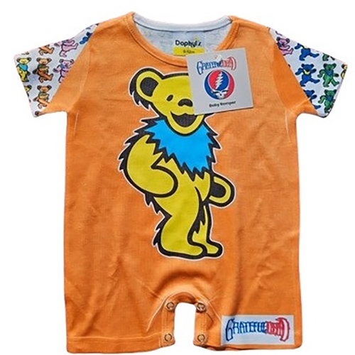 Grateful Dead Dancing Bear Onesie Romper - Infants 12-18 months