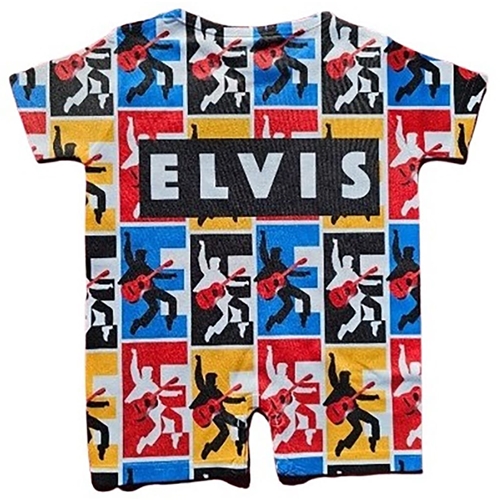 Elvis Presley Burning Love Dancing Bear Onesie Romper - Infants 12-18 Months