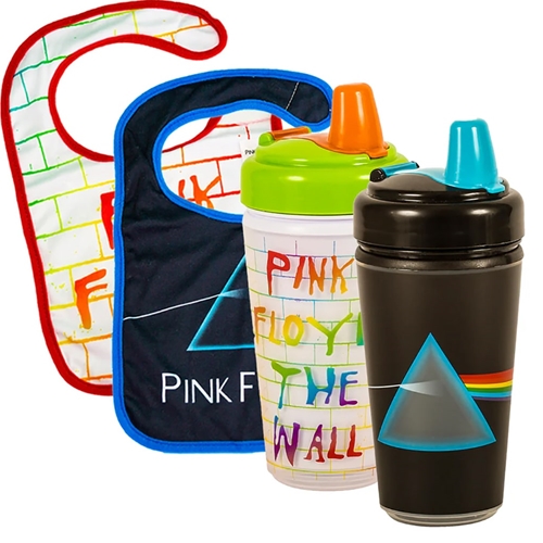 Pink Floyd Baby Feeding Pack - Cups & Bibs