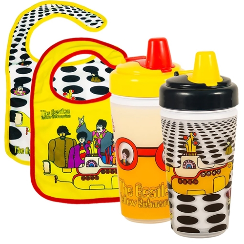 The Beatles Baby Feeding Pack - Cups & Bibs