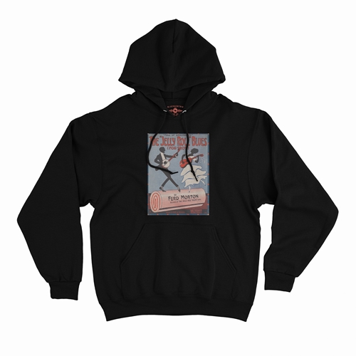 Jelly Roll Morton Poster Pullover Jacket - hoodieblack