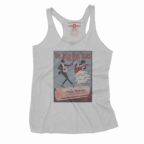 Jelly Roll Morton Poster Racerback Tank - Women