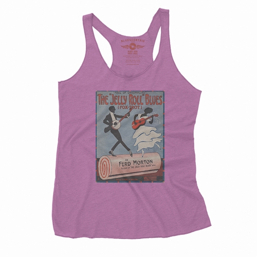 Jelly Roll Morton Poster Racerback Tank - Women