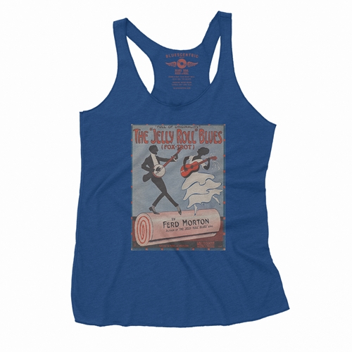 Jelly Roll Morton Poster Racerback Tank - Women