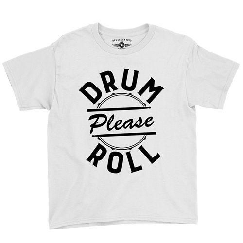 Drum Roll Please Youth T-Shirt - Lightweight Vintage Children & Toddlers - youthwhite