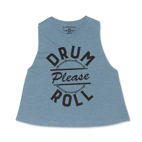 Drum Roll Please Racerback Crop Top - Women