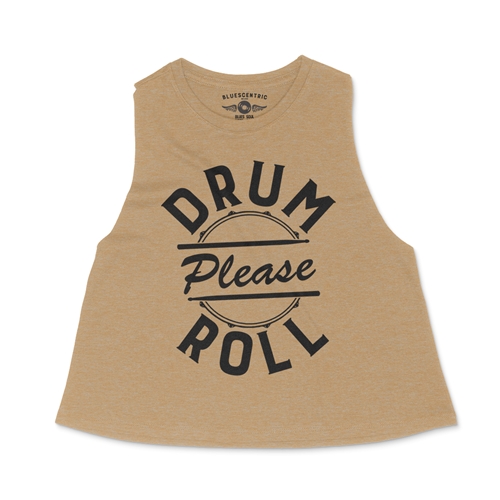 Drum Roll Please Racerback Crop Top - Women