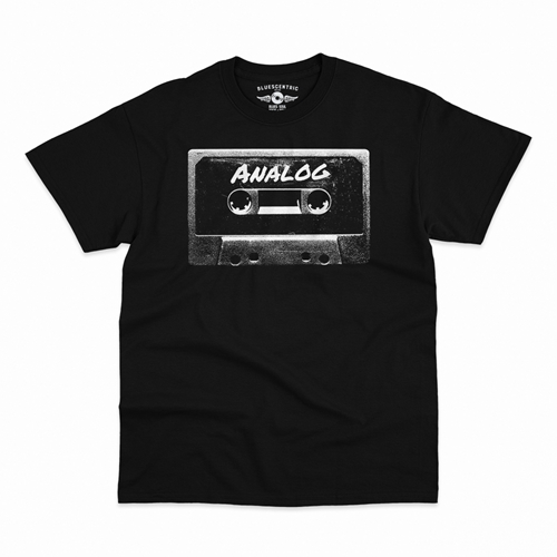 XLT Black and White Analog Tape T-Shirt - Men