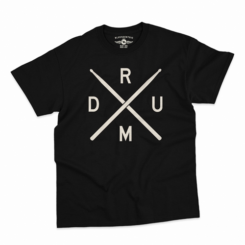 Drum Lines T-Shirt - Classic Heavy Cotton - classicblack