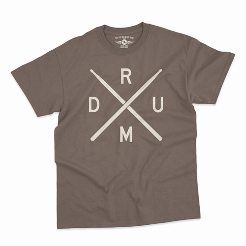 Drum Lines T-Shirt - Classic Heavy Cotton - classictaupe