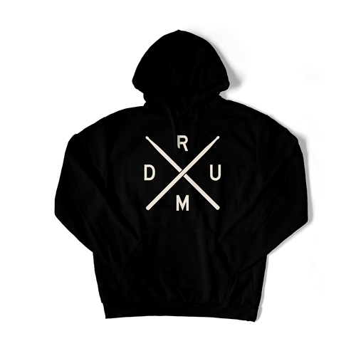 Drum Lines Pullover Jacket - hoodieblack