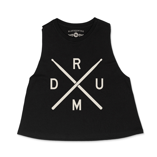 Drum Lines Racerback Crop Top - Women