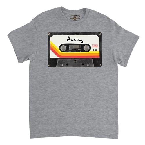 80s Analog Tape T-Shirt - Classic Heavy Cotton - classicathleticheather