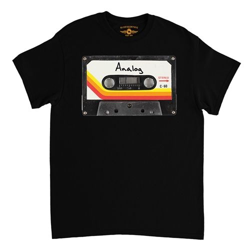 80s Analog Tape T-Shirt - Classic Heavy Cotton - classicblack