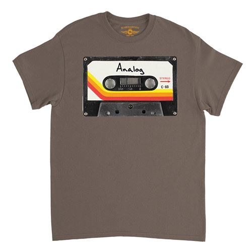 80s Analog Tape T-Shirt - Classic Heavy Cotton - classictaupe