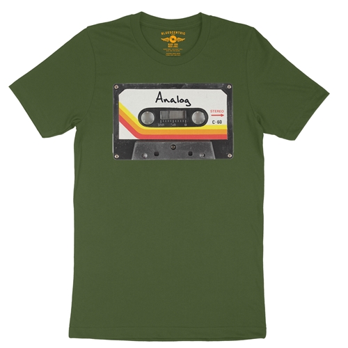 80s Analog Tape T-Shirt - Lightweight Vintage Style - vintageolive