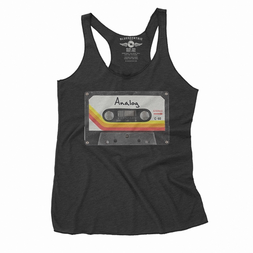 80s Analog Tape Racerback Tank - Women