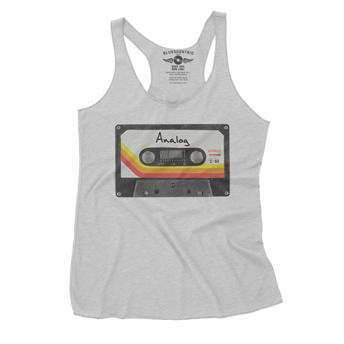 80s Analog Tape Racerback Tank - Women