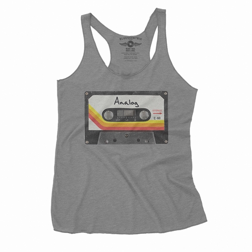 80s Analog Tape Racerback Tank - Women