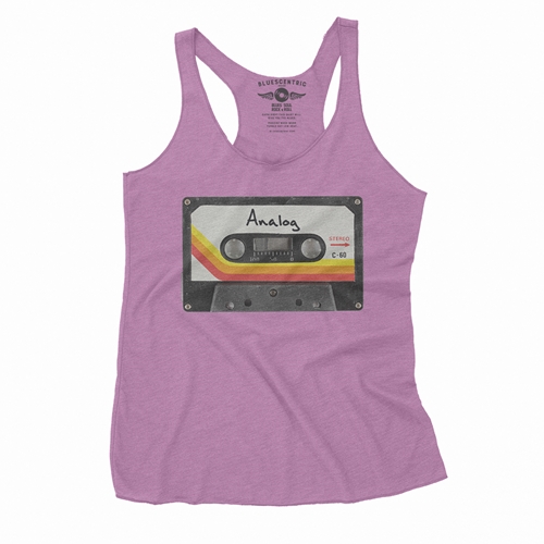 80s Analog Tape Racerback Tank - Women