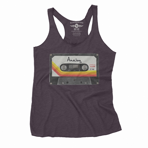 80s Analog Tape Racerback Tank - Women