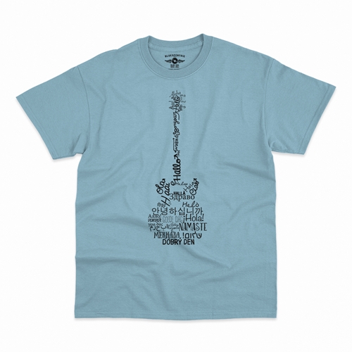 Music is Universal T-Shirt - Classic Heavy Cotton - classiclightblue