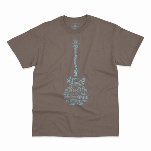 Music is Universal T-Shirt - Classic Heavy Cotton - classictaupe